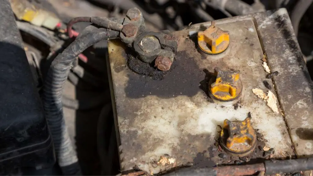old car battery