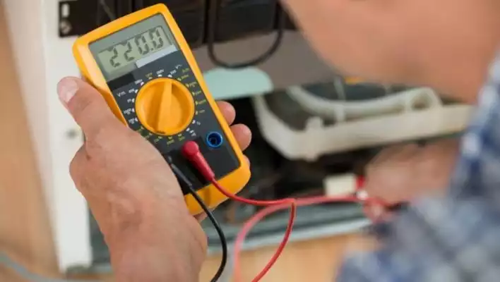 record the multimeter reading