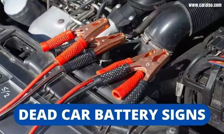 dead car battery signs