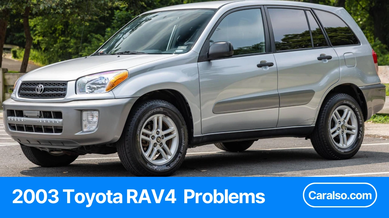A quick-reference chart of 2003 Toyota RAV4 problems with symptoms and OBD codes to scan before buying used.
