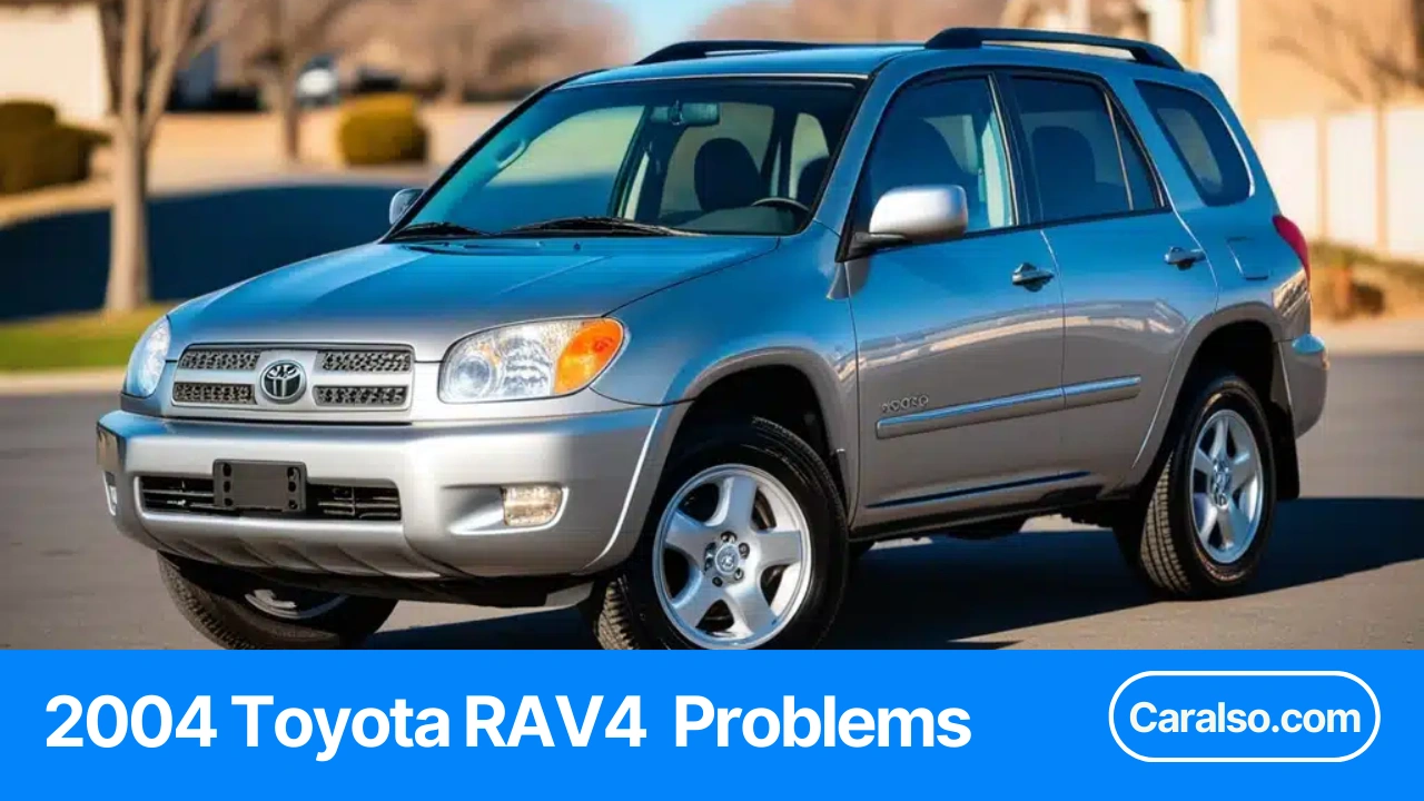 Summary table showing common 2004 Toyota RAV4 problems and quick checks before buying used.