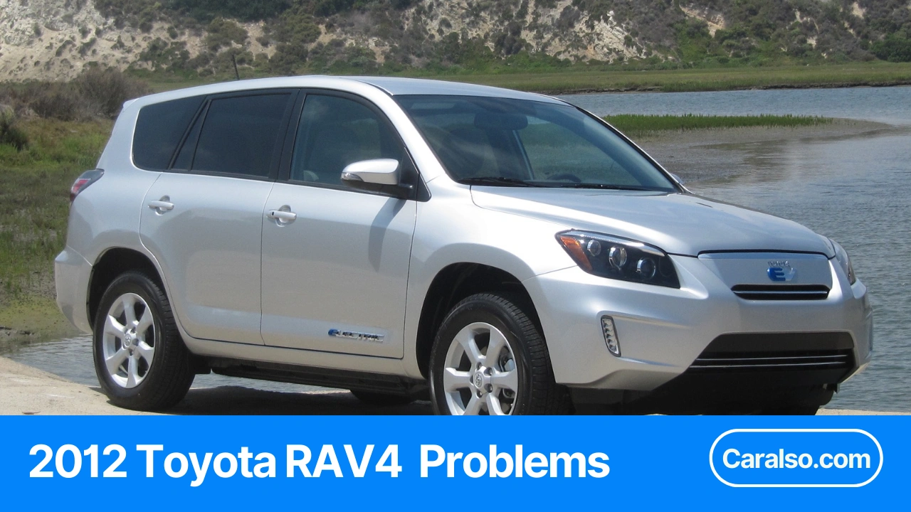 A summary table of 2012 rav 4 problems showing recall checks, AWD rear growl symptoms, and quick tests before buying used.